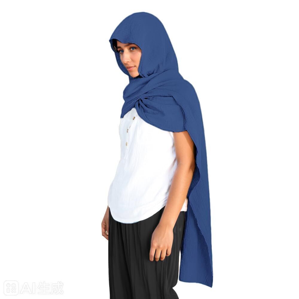 3596 Unisex Fashion Shawl Scarf Capes Medieval Cape Shawl Scarfs Hooded